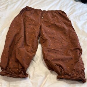 Free People Brown Pajama Pants